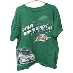 88 Dale Earnhardt JR XL Diet Mountain Dew Hendrick T-shirt On NASCAR Tag